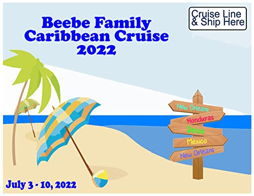 Caribbean Cruise Magnet for Cruise Lines