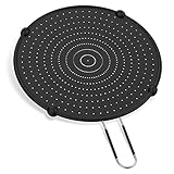 Graceever Silikon Spritzschutz für Bratpfanne 32CM, Multi-Use Fettspritzschutz hitzebeständig gegen heißes Öl Lebensmittelsicherheit Ölspritzschutz