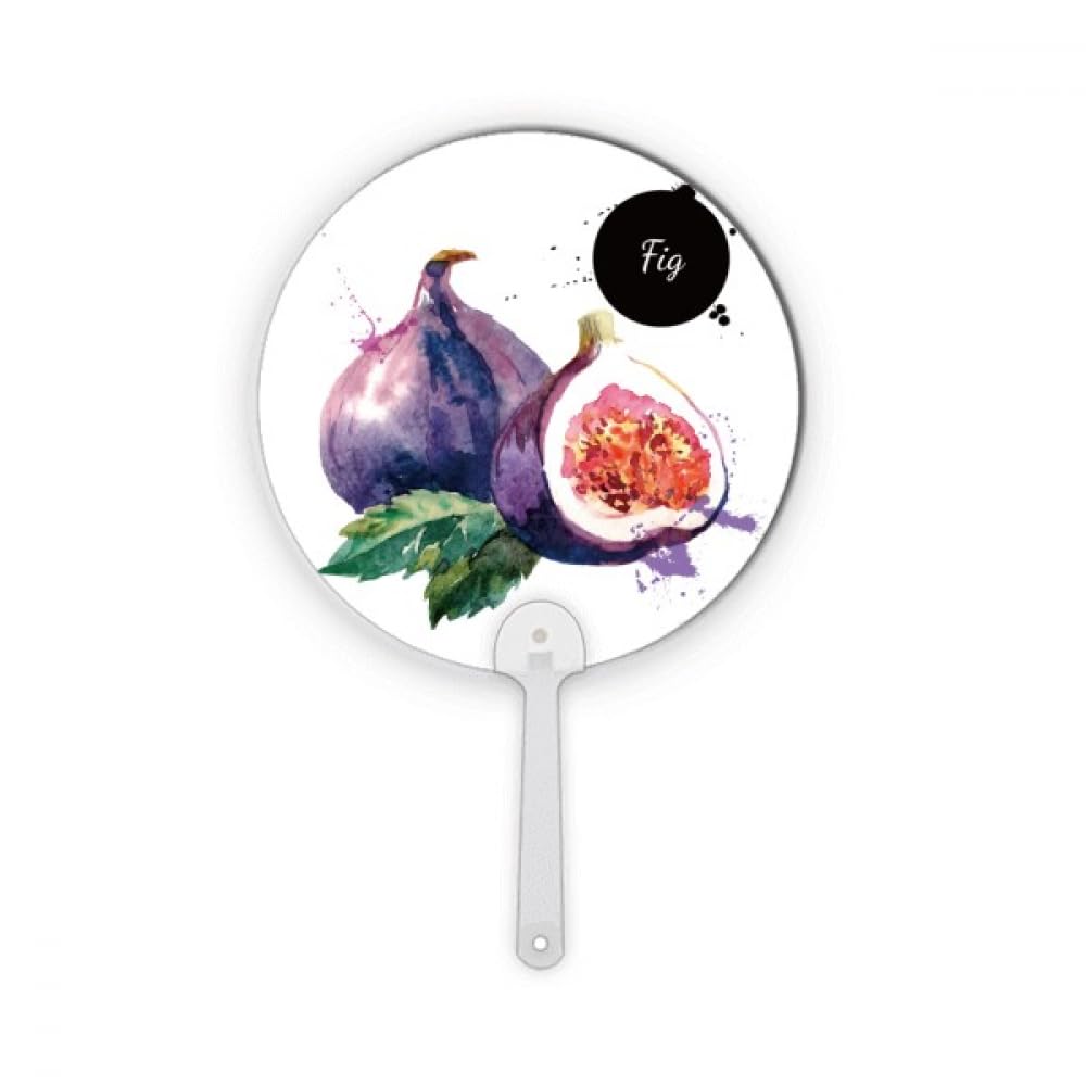 Figue en plastique aquarelle lavable et ronde pour une décoration durable et colorée