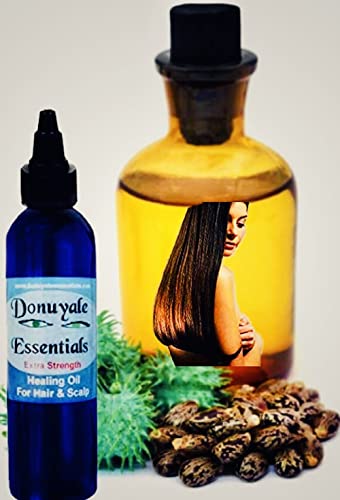 Donuyale Essentials Healing Oil For Hair & Scalp Extra Strength With Organic Castor Oil #TOP3