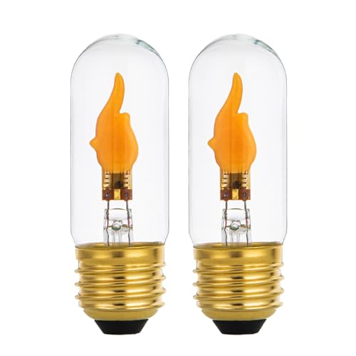 SHUWDKAR Flickering Light Bulb E26 Medium Base, LED...