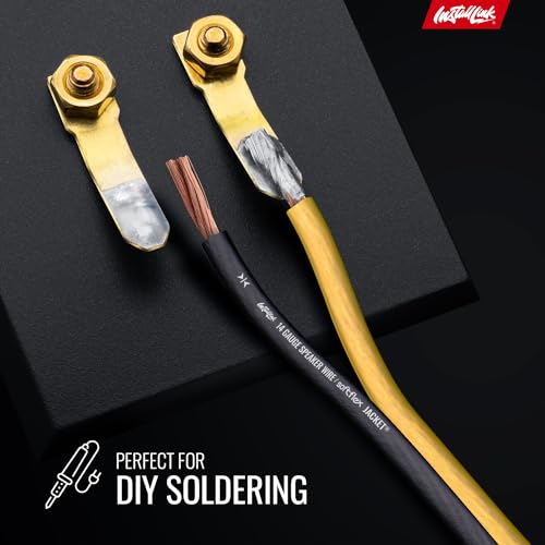 Image of Install Link 14 AWG Gauge Speaker Wire Cable (250 Feet) Stereo, Car or Home Theater, CCA
