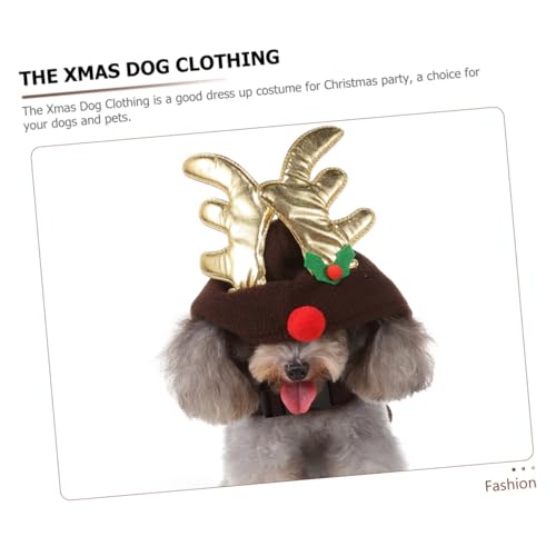 Disfraz navideño para perro Café Talla Medium miniatura 7