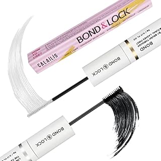 Lash Bond and Seal, CALAILIS Cluster Lash Glue for Lash Clusters Super Strong Hold and Long Lasting 48-72 Hours Lash Extension Waterproof Non-irritating Suitable for Sensitive Eyes Lash Glue