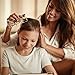 TaShow Hair Detangling Comb, 2 Pack Large Cellulose Acetate Wide Tooth Comb for Wet and Dry, Women's Thick Curly Wavy Hair (Tortoise Shell, Ivory)