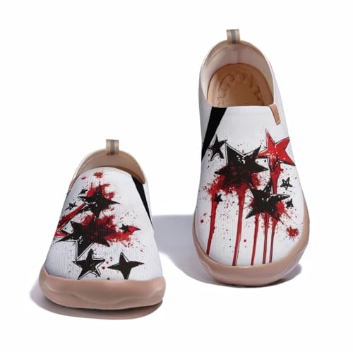 Men's Travel Loafers Slip On Knitted Walking Shoes Casual Lightweight Comfort Fashion Sneakers