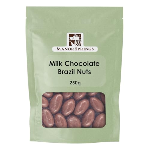 Milk Chocolate Brazil Nuts 250g by Manor Springs