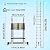 16.5FT Telescopic Folding Ladder Extension Aluminum 2.5m+2.5m A-Frame 5m Straight Ladder Telescoping Portable Multi-Purpose with Stabilizer Bar for Building Maintenance Window Cleaning Decoration