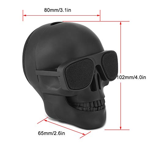 Ruiqas Bluetooth Speaker Skull Head Shaped Speaker Portable Mini Wireless Speaker Bluetooth Stereo Voice Box - Image 2