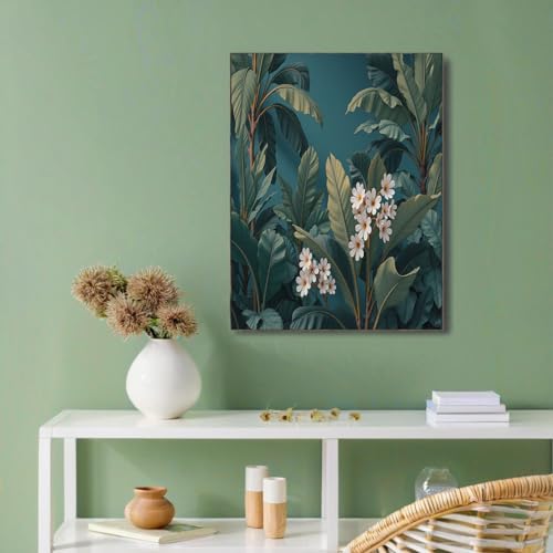 Déco jungle chambre adulte avec notre grand poster bananier