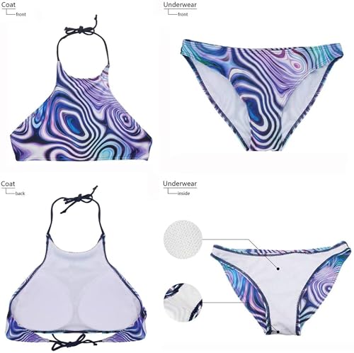 KEIAHUAN Couples Matching Swimsuit for Him and Her Summer Beachwear Women Bikini Set Men Trunk Beach Shorts2