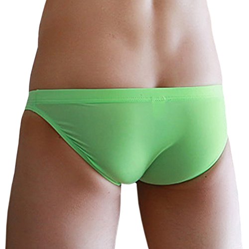 Men's Breathable Seamless Low Rise Pouch Bikini Briefs Sexy Underwear3