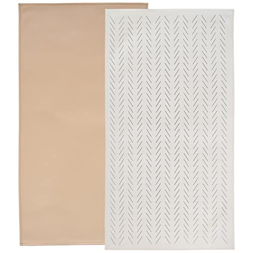 Image of Owlowla Baby Diaper Changing Pad Portable Changing Mat Travel Changing Pad Liner for Baby and Small Toddler(Beige&Herringbone)