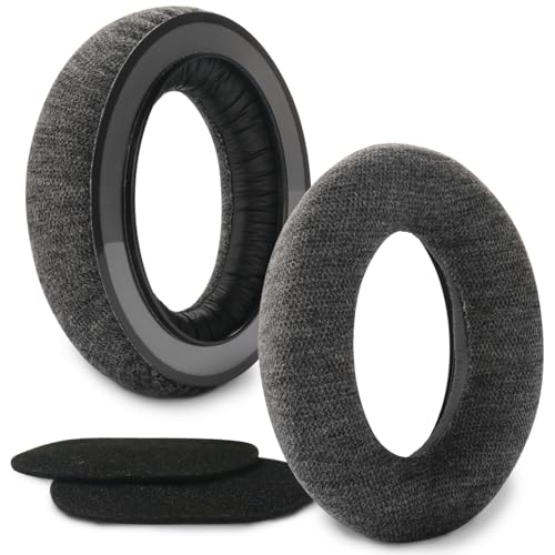 HD600 Ear Pads compatibles con Sennheiser HD650, HD660S, HD600, HD545, HD525, HD535, reemplazo de almohadillas de oído para auriculares X HD6XX, HD58X, HD580, HD565 Jubilee, tela de terciopelo mejorada miniatura 1