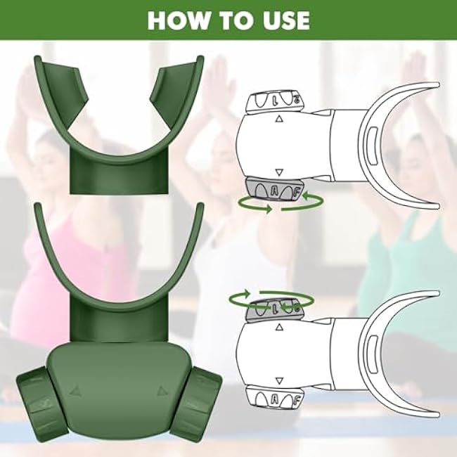 Breathing Exercise Device, Compact Guided Portable Breathing Trainer, Excellent for Sports, Performers, Singers, Hikers, Yoga, Mountain Climbers