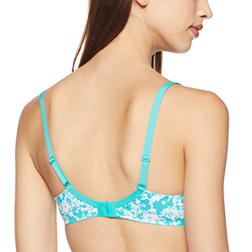 Image of Jockey 1245 Women's Under-Wired Padded Super Combed Cotton Elastane Stretch Multiway Styling T-Shirt Bra with Detachable Straps (Colors & Prints May Vary)