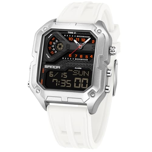 Orologio da Uomo Orologio Sportivo Digitale Orologi Rettangolari Orologi Impermeabili