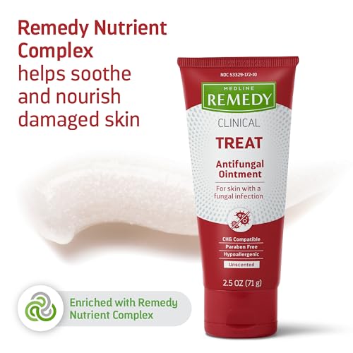 Medline Remedy MSC092625 Clinical Antifungal Ointment, 2.5 Oz., Effective Treatment For Athlete'S Foot & Ringworm thumb #3