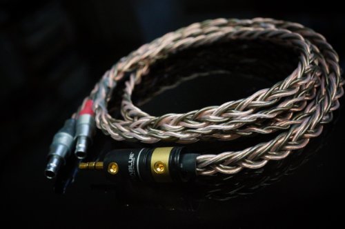 Whiplash Audio TWag V3 and TWcu V3 Hybrid Sennheiser HD800 �����p�A�b�v�O���[�h�E�w�b�h�z���P�[�u��