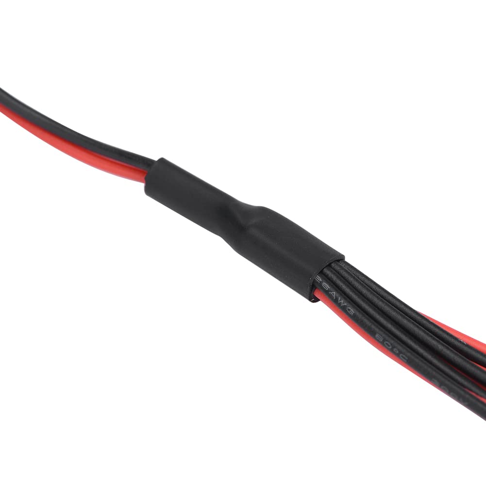 RC Car LED Lights, 4 sztuki 5mm Reflektory Zestaw reflektorów tylnych do akcesoriów do samochodów ciężarowych 1/10 (13# Białe światło + czerwone światło)