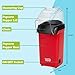 Tasty Hot Air Popcorn Popper, Healthy and Delicious Popcorn in Minutes, Fast and Easy-to-Use, Built-In Measuring Cup and Butter Warmer, 8 Cups, Red