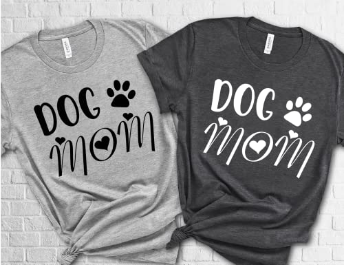 Dog Mom Shirt, Shirt For Dog Lover Mom, Mother’s Day Graphic Tee, Dog Mom Shirt For Pet Lover Gift, Funny Tee Shirts, Shirts With Sayings Women, T-Shirt For Mothers Day 2023 Gift, Puppy Mom Gifts #TOP3
