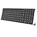 iClever Tastatur Kabellos, 2.4G Kabellose Tastatur Aluminium Slim Wireless Keyboard, Deutsches QWERTZ Layout, für Computer/Desktop/PC/Laptop/... TV und Windows 10/8/7/Vista/XP