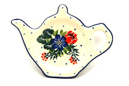 Polish Pottery Tea Bag Holder - Garden Party-image-22