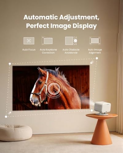 Image of [Built in Netflix App /Sound by JBL] Yaber L2 Plus3 Projector with WiFi and Bluetooth, Native 1080P Projector 4K Support, Auto Focus /Keystone Correction, Portable Proyector for Home&Outdoor