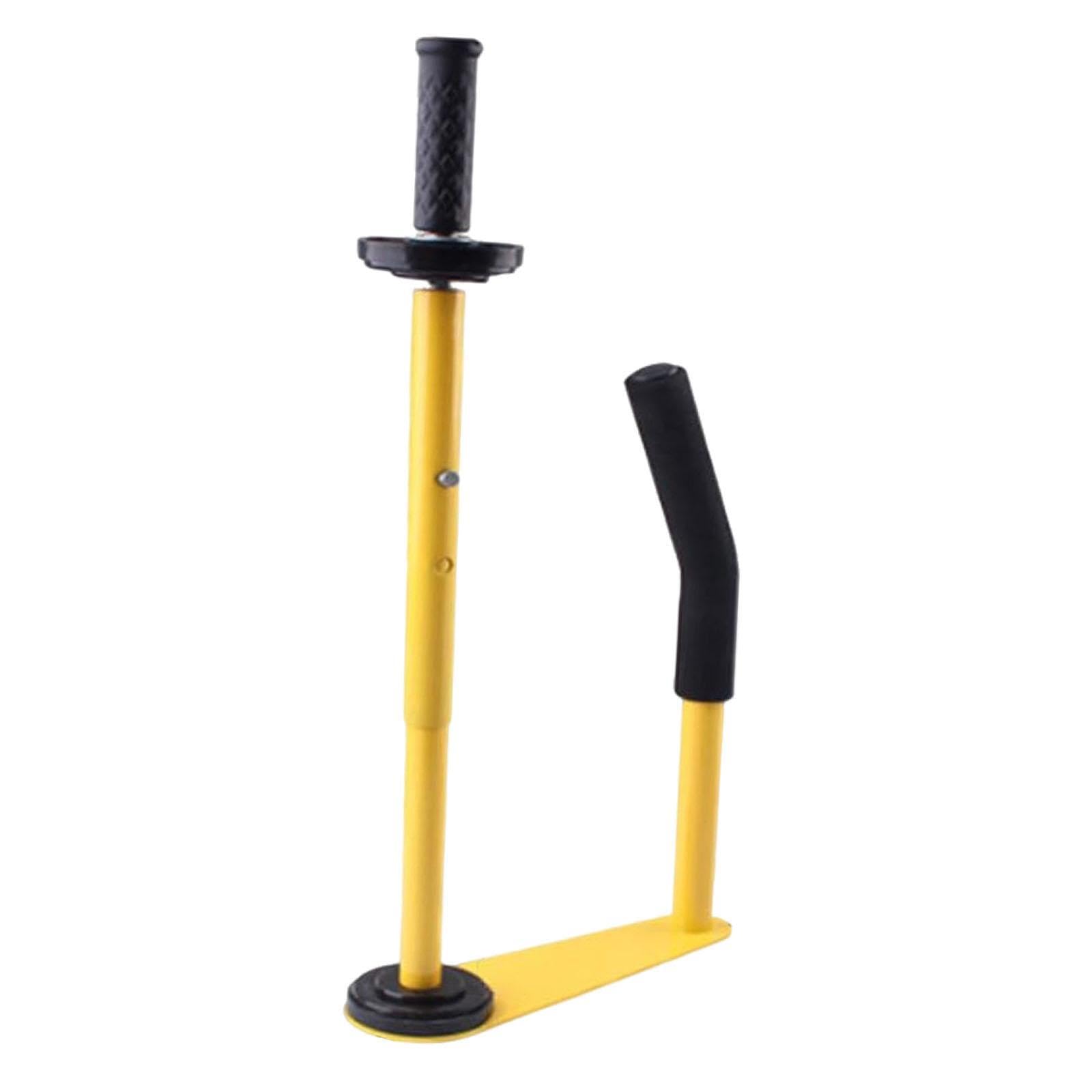 Distributeur de film étirable professionnel, léger et robuste, facile à installer, réglable, pour une expérience de filmage optimale. Distributeur film rétractable jaune professionnel.