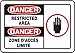 Restricted Area (Bilingual French)