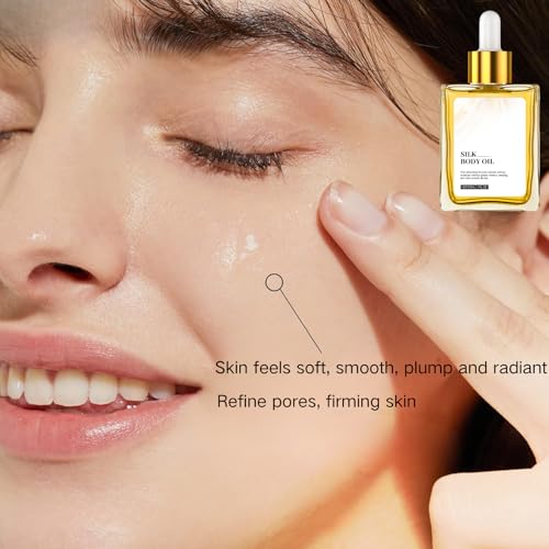Silk Body Oil, Body Firming Oil, Perfume Oils for Women, Silk Body Oil After Shower, Glow Remedy Oil for Crepey Skin with Argan Oil, Hydrate & Smooth Skin, Refreshing, Non-Greasy - Image 4