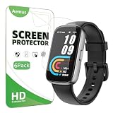 Aemus Screen Protector Compatible for Sanorum CS5 Fitness Tracker 1.47" (6Pack) Clear TPU Soft Film Compatible for RUXINGX Smartwatch