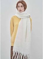 Vista 105 de Bufanda grande y gruesa de gran tamaño, esponjosas, de lana grande, gruesa, cálida para invierno