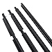 MotorFansClub 4PCS Weatherstrip Window Seal Fit for Land Cruiser Prado GX470 2003 2004 2005 2006 2007 2008 2009 Door Outside Trim Seal Belt, Black