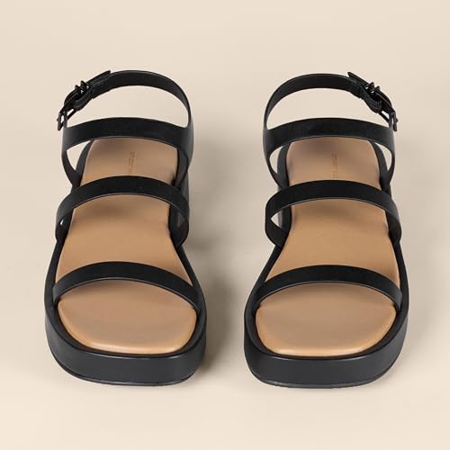Amazon Essentials Women's Strappy Flatform Sandals3
