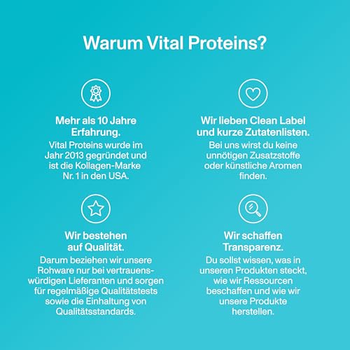 Vital Proteins Marine Collagen 221g – Fisch-Kollagen-Peptide – schöne Haut, Haare & Nägel – geschmacksneutrales Kollagenpulver – hydrolysiertes Meereskollagen Typ 1 & 3