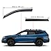 Lightronic Extra Durable Outside Mount Auto Vent Window Visor, Fits 2020-2025 Subaru Outback, UV Protection Rain Guard, Original Wind Deflector, No-Drill Easy Install, Dark Smoke, 4-Pcs