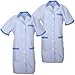 Produktbild MISEMIYA Unisex Pack2 Pcs-Bata Laboratorio Packung 2 Stück Laborkittel 2-T8162, Hellblau, L