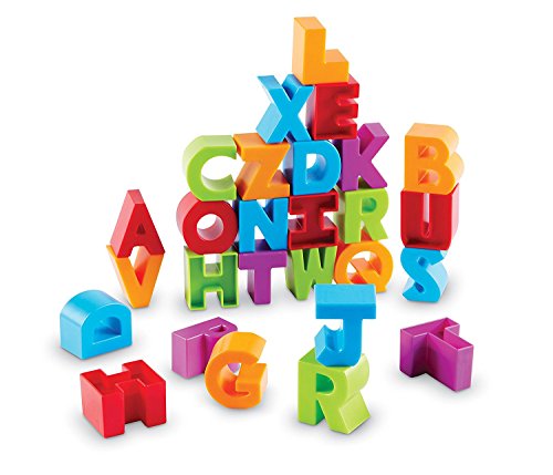 Learning Resources Letter Blocks - ABC Toddler Learning, Alphabet Puzzle, Learn to Read, Fine Motor Toys, Montessori, Preschool Classroom Must Haves Activities, Gifts for Boys and Girls by Learning Resources - Used condition - US$18.25