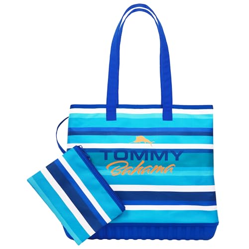 Bolso Tommy Bahama Beach Tote con bolsillo y cierre miniatura 2