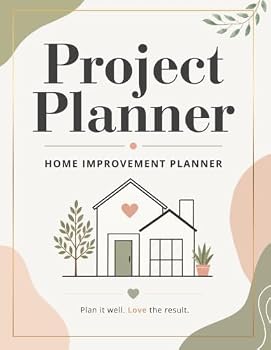 Paperback Project Planner: Handy Home Improvement DIY Organizer | With Project/Task To Do Checklist - Plan Each Project With Ideas, Sketches, Materials ... Rating, Etc | For 100 Home Projects Book