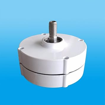 Wind Turbine Generator, New Energy Low Speed 100w 200w 12V 24V Gearless Permanent Magnet Generator Use For Wind Turbine Water Turbine DIY for Boats, Gazebos, Chalets, or Mobile Homes(Without Base,12V_