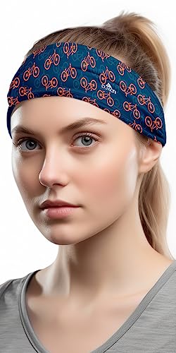 Image of Duwoni Sports Headbands for Men, Moisture Wicking Workout Headband, Sweatband Headbands for Running,Cycling,Football,Yoga,Tennis,Hiking,Hairband for Women and Men