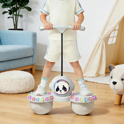 Pelota de equilibrio con asa y saltador infantil para ejercicio interior 3