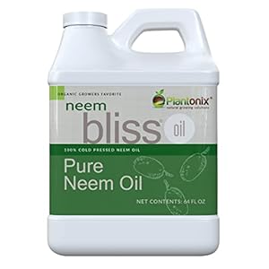 Neem Bliss – Pure Neem Oil for Plants – Organic Neem Oil Spray for Plants, 100% Cold Pressed Neem Oil – OMRI Listed Pure…