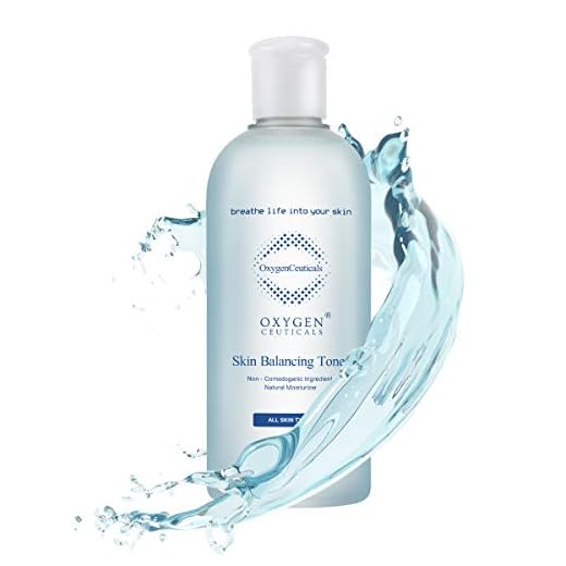 Oil & Alcohol Free Facial Toner, OxygenCeuticals Skin Balancing Toner for Combination, Oily, Blemish-Prone Skin, Pore Reducing, pH Balancing, Blemish Control, Hypoallergenic, Non-Comedogenic, 10 oz