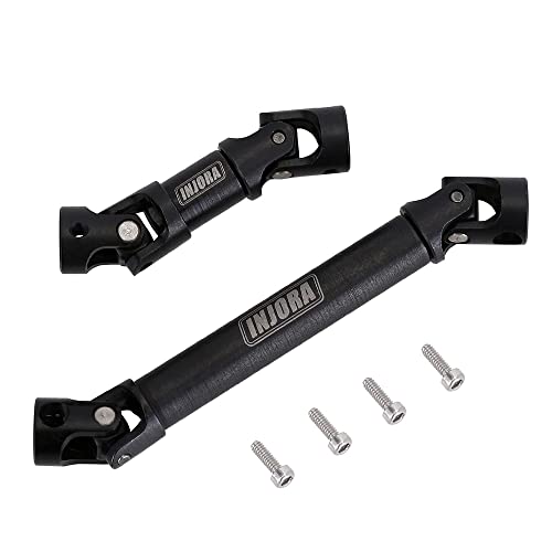 INJORA RC Steel Center Drive Shaft Upgrades Accessories for 1/24 RC Crawler Car Axial SCX24 Deadbolt GX470 Upgrate Parts