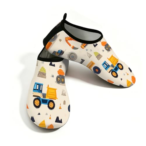 Mexpekil Zapatos acuáticos con patrón de tractores, excavadoras, para mujeres y hombres, de secado rápido, antideslizantes, zapatos acuáticos, Patrón de tractores y excavadoras, 38.5/39.5 EU Mexpekil Zapatos acuáticos con patrón de tractores, excavadoras, para mujeres y hombres, de secado rápido, antideslizantes, zapatos acuáticos, Patrón de tractores y excavadoras, 38.5/39.5 EU