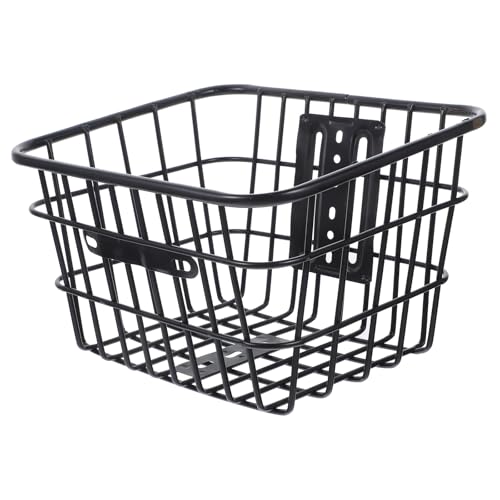 RORPOIR Cesta de Almacenamiento para Manillar Delantero de Bicicleta, Cesta de Tubo Metálico Plegable para Ciclismo Recreativo y Transporte de Objetos Personales
